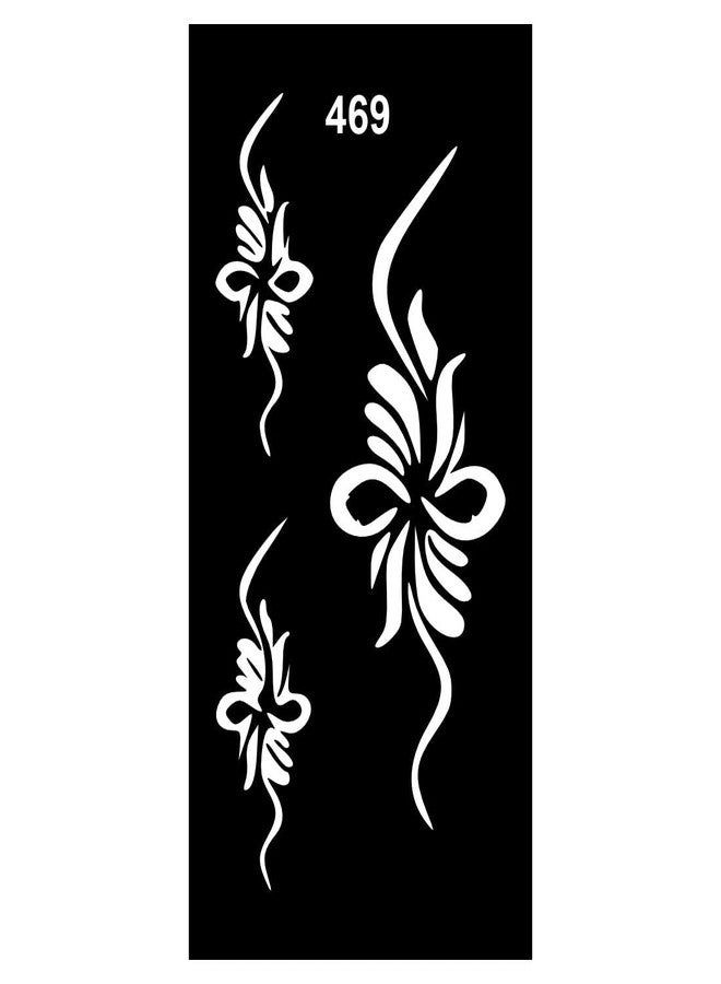Komstec Playful and Cute Mehndi Stencil Stickers for Kids’ Fun For Kids & Adults Both Sticker - Image 1